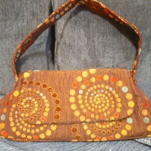 Bagalicious Cloth Wool Lining Shoulder Bag Purse. Fall Bag